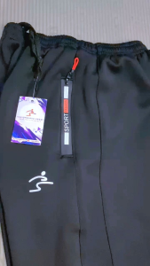 Celana jogger Scuba tebal Elastis training pria wanita Running Sport ukuran jumbo