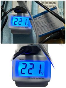 วัดโวลท์ไฟฟ้า AC 80-300V DM55-1 ปลั๊กปรุง สำหรับผู้ปลอดภัย การใช้งานระบบปุ่มมาสม