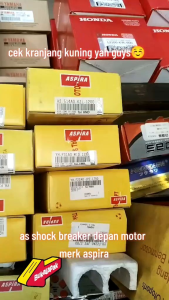 Paket As shock breaker depan plus seal dan oli KZL beat fi vario aspira original