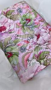 (3.5 Meter) Jacquard Luxe Digital Floral Kain Pasang Printed Bidang 60 Fabric