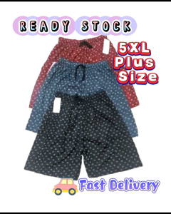 Lady 5XL Elastic Casual PLEATED Short Pant Skirt Seluar Pendek Pleated Wanita