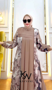 DRESS GAMIS MODE AFIFAH TERBARU BY KAYYANI