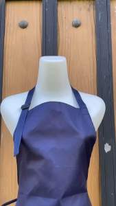 celemek polos pul badan cantik anti air untuk masak koki barista pelayan restoran motif cantik