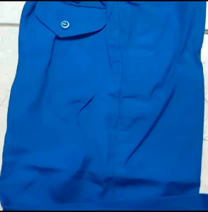 Celana Panjang Seragam Sekolah SD SMP SMA Warna Biru Benhur Pinggang Karet Bahan FAMATEX Adem Lembut Nyaman Dipakai Anti Gerah Jahitan Rapi dan Awet