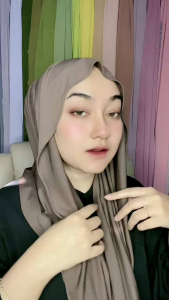 PASMINA KAOS JERSEY POLOS PREMIUM/KERUDUNG PASMINA KAOS JERSEY VIRAL