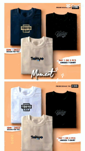 Beli 3 Pcs Promo COD Baju Kaos Distro Atasan Pria
