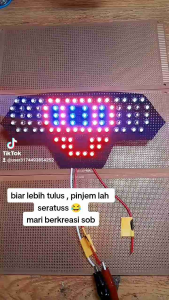 Stoplamp Running Vario New 125-150 model lingkaran