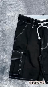 SI-SHO STORE Short Chino Cargo Pants Basic Series