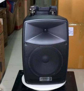 (ใช้โค้ดลดอีก10%) DECCON AK12-201 NO.02 ตู้ลำโพงเคลื่อนที่ล้อลาก 12 นิ้ว ตู้ลำโพงเอนกประสงค์ แบตเตอรี่ในตัว มี บูลทูธ พร้อม ไมค์ลอย 2 ตัว