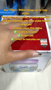 Buy 1 Take 1 – 900ml Storage Jar for Only ₱299!