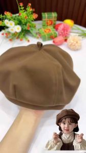 (1-6 Tuổi) Nón Nồi Mũ Beret Thời Trang Phong Cách Retro Vintage Hàn Quốc Cho Bé Trai Bé Gái