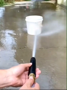 HIGH PRESSURE ADJUSTABLE GARDEN WATER SPRAY SPRAYING SPRINKLER NOZZLE GUN TOOL