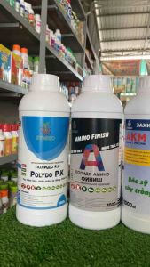Phân Bón Sinh Học hiệu AMINO FINISH của SYMBIO siêu vào gạo