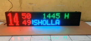 jam sholat running text p10 rgb 100 x 20 cm 7warna