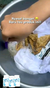 Pasti Klinn Power Powder - Penghilang Noda Baju Membandel / Pembersih Noda Pakaian - Cloth Stain Remover