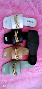 Sandal slop wanita sandal wanita terkini sandal wanita rantai