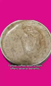 tallow coffee bean cream (facescrub)