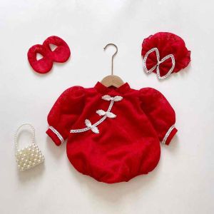 Body Cổ Tàu Ren Đỏ Cho Bé Gái 3 Đến 12kg Chất Ren Nhật Mềm Mịn B072