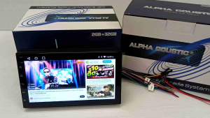 จอแอนดรอย 2 din 7นิ้ว รุ่นล่าสุด T5 จอ IPS CPU8 คอ RAM2GB ROM32 Alpha Coustic รองรับกล้องหลัง 2GB RAM Android Version 13