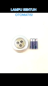 Lampu Emergency Sensor Sentuh 3 Mata dan Lampu Darurat 3LED Click Tempel
