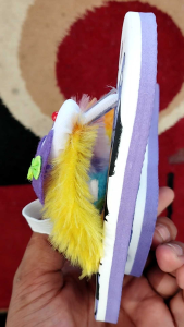 Sandal Baby Jepit Motif Boneka Sablon Miky Size 21/25 Terbaru