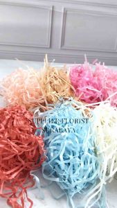 SFS - KERTAS CACAH KERTAS SERUT SHREDDED PAPER ISIAN HAMPER HAMPERS KERTAS SUWIR ISIAN FILLER GIFT BOX PARCEL KERTAS PACKING UNTUK BUAH BUAHAN SOUVENIR