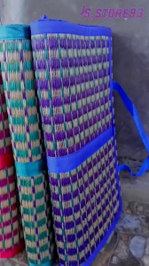 Tikar Lipat Piknik Bahan Mendong Premium