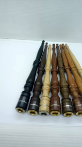 Padutan Once cangklong kayu nogosari galih asemkelor hitam setigi Cendanakelor emas model bubut 20cm INZ05