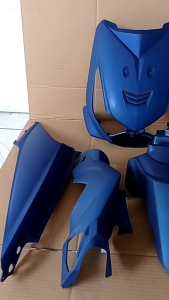 COVER FULL BODY HALUS HONDA BEAT KARBU 2010-2012 BIRU DOFF