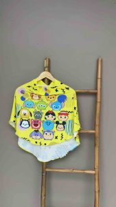 Bergo Printing Anak Motif Tsum-Tsum / Hijab Instan Anak