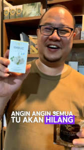 NURICH GARLIC TABLET HAI O BUANG ANGIN/KAWAL KOLESTROL/KEMPIS PERUT/IMUNISASI