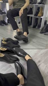 WholeCut Oxford Da Bò Nappa giày oxford nam da bò classic