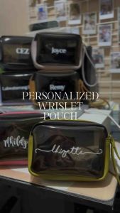Personalized Pillow Wristlet Organizer Pouch