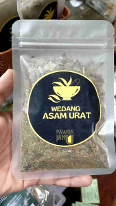 Wedang asam urat praktis - wedang seduh - menurunkan asam urat tinggi - wedang herbal praktis