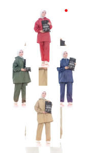 JAS HUJAN RAINCOAT ELASTIS TEBAL DAN KUWAT Setelan PRIA WANITA By KDR Terbaik