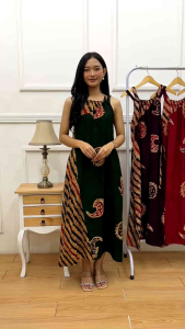 Daster Longdres Tanpa Lengan Yukensi CAP Kain Rayon Tebal Berkualitas