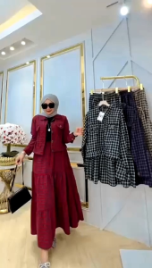 Setelan Rok Kotak By Zara Garment