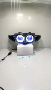 REFLEKTOR LAMPU DEPAN SHOGUN 125 LAMA 2004 CUSTOM MINI BILED ALA ALA 2.5INC