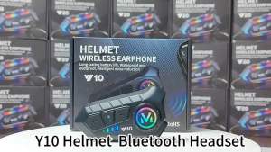 INTERCOM HEADSET BLUETOOTH Y10 5.3 WATER RESISTANT IPX6 HELM HEADSET BLUETOOTH SEPEDA MOTOR HANDS FREE CALL KIT IPX6