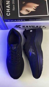 KAVILAZ: Sepatu Pria Big Size Jumbo Hitam Polos Size 43-48
