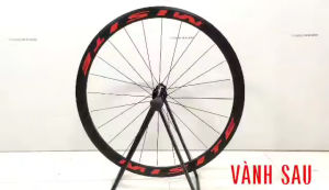 Bộ vành Xe đạp bánh 700c cao 37cm đan sẵn Moay ơ Novatec Cối nổ chạy bạc đạn cao cấp