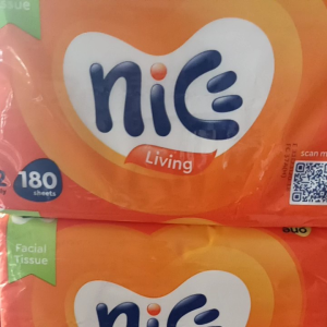 tisu nice 180 sheet 2 fly tisu lembut pembersih wajah