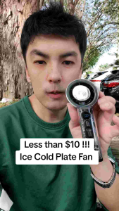 Super Strong! Ice Plate Cold Wind Handheld Small Rechargeable Fan 🌟