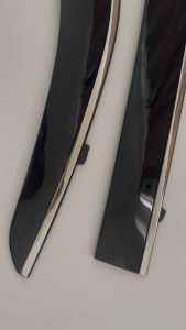 Lexus LX J300 - LX500D / LX600 2022 2023 2024 Injection Door Visor With Stainless Steel Lining