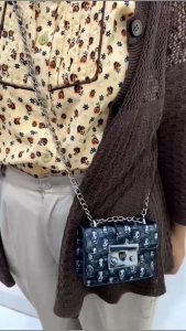 Tya Bag Store - Tas Selempang Mini Wanita Tali Rantai 522 - Tas Kecil