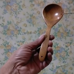 sendok sayur dari kayu jati kwalitas premium panjang 21cm