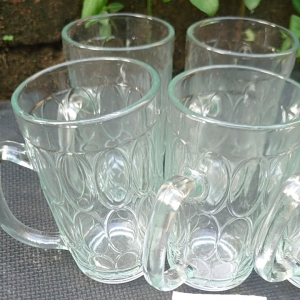 GELAS TEH 6PCS BAHAN KACA HARGA DISKON/GELAS TEH/GELAS GAGANG/GELAS KACA/GELAS BELING/GELAS ES TEH/GELAS WARUNG