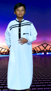jubah anak laki laki jubah muslim anak laki laki 4-15 tahun