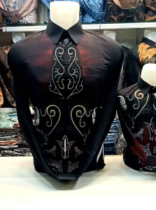 KEMEJA BATIK COUPLE AYAH DAN ANAK BAHAN KATUN SOLO PREMIUM 40S