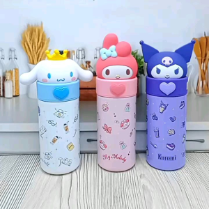 Botol Minum Import / Botol Minum Stainless / Botol Pompom Purin / Botol Cinnamoroll / Botol Kuromi / Botol My Melody / Lotso / Hello Kitty Botol Minum Ramah Lingkungan - Lazada